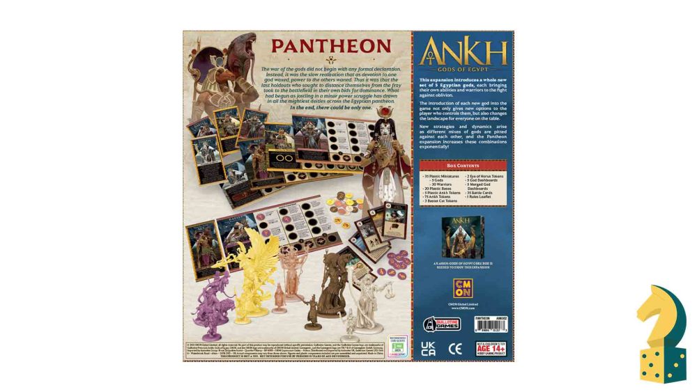 افزونه بردگیم خارجی Ankh: Gods of Egypt-Pantheon - تصویر 3