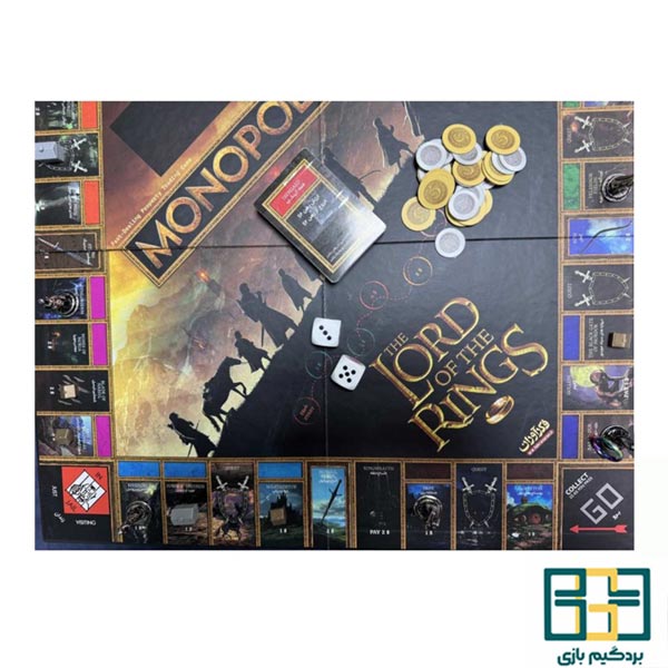 بازی مونوپولی ارباب حلقه ها Monopoly The Lords of The Rings - تصویر 3