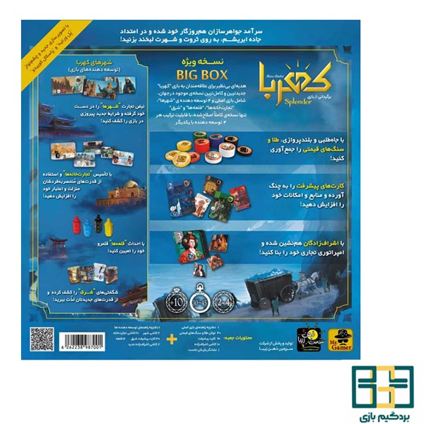 بازی ایرانی کهربا بیگ باکس (Splendor Big Box) - تصویر 2